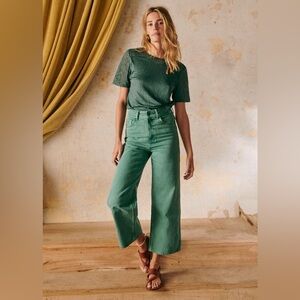 Sezane Le Crop Denim